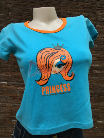 Dievčenské tričko s potlačou - Million Dolar Princess