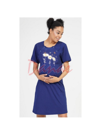 Materská nočná košeľa - Láska - Viera - Nádej - modrá