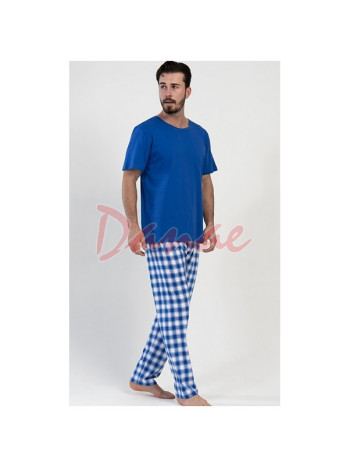 Pánske pyžamo Secret - krátky rukáv - dlhé nohavice