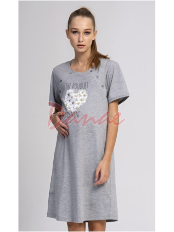 Nočná košeľa materská na kojenie Bouquet