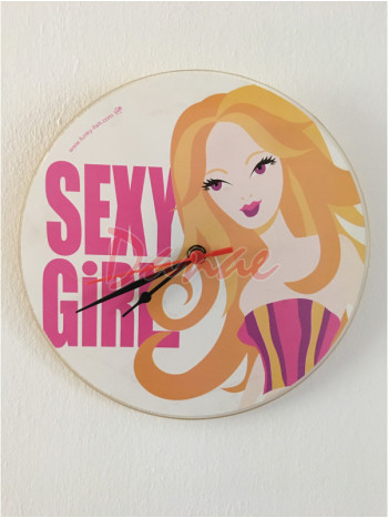 Nástenné hodiny do dievčenskej izby - Sexy Girl