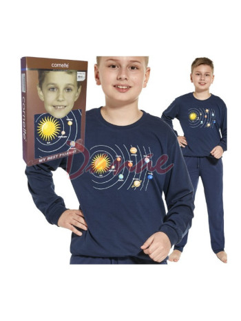 Detské pyžamo dlhé s patentami Planéty