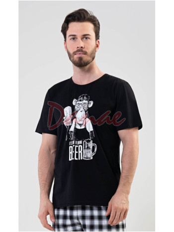 Pánske pyžamo s opicou Time to drink