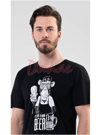 Pánske pyžamo s opicou Time to drink