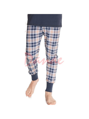 Pánske pyžamo Fedor - krátky rukáv - dlhé nohavice