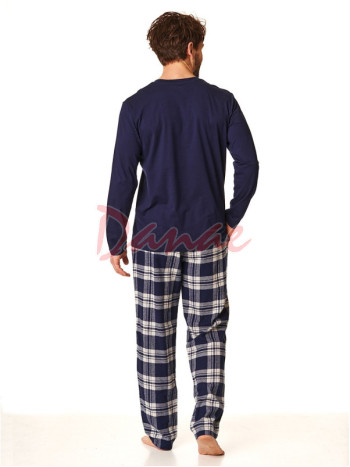 Pánske pyžamo s flanelovými nohavicami - Moon