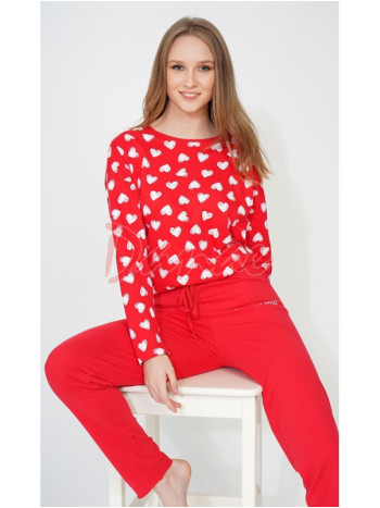 Dámske pyžamo so srdiečkami Amore