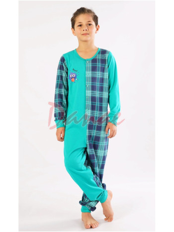 Detský overal na spanie Booo zelená