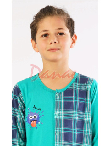 Detský overal na spanie Booo zelená