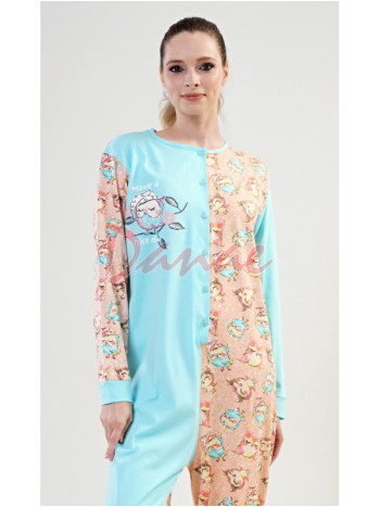 Dámsky overal so sovičkami Have a nice day zelená