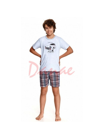 Legend - pyžamo tínedžerské krátke - Family line - melange