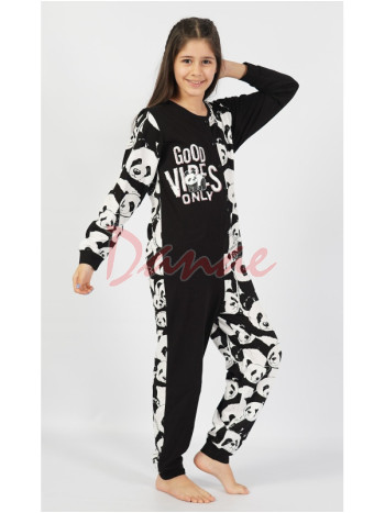 Detský overal na spanie Panda