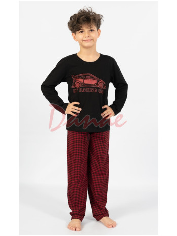 Chlapčenské dlhé bavlnené pyžamo Racing Car