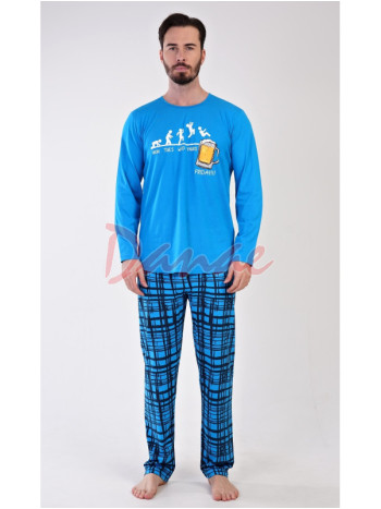 Pánske bavlnené pyžamo dlhé s pivom - Friday
