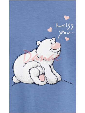 Dámske pyžamo dlhé s medvedíkom - Miss You