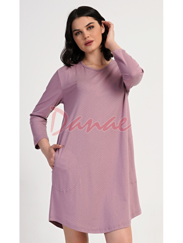 Dámske domáce šaty Emily nočná košeľa - až do 4XL