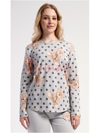 Dámske pyžamo dlhé s medvedíkom