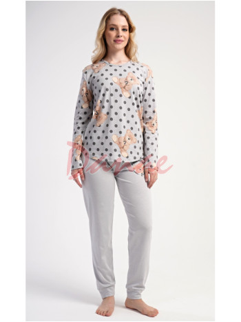 Dámske pyžamo dlhé s medvedíkom