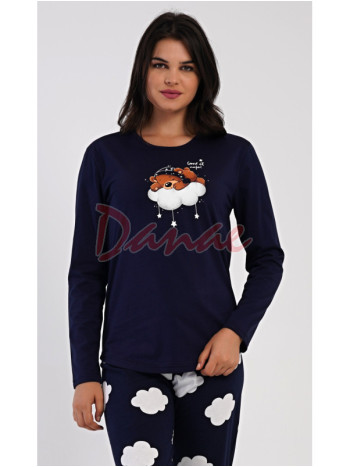 Dámske pyžamo dlhé Bee Happy s včielkou