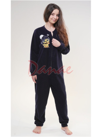 Dámsky polarový overal na zips Tigrík