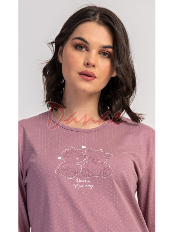 Dámske pyžamo dlhé bavlnené Emily