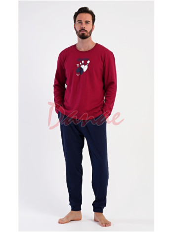 Pánske bavlnené pyžamo dlhé Bowling