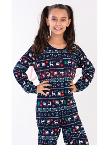 Detský bavlnený overal na spanie Mery Christmas