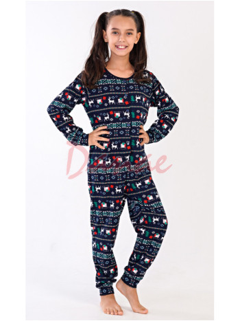 Detský bavlnený overal na spanie Mery Christmas