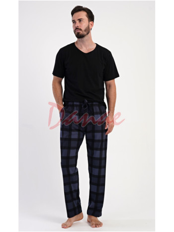 Pánske pyžamové nohavice kárované Filip