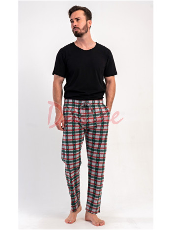 Pánske pyžamové nohavice kárované Paul