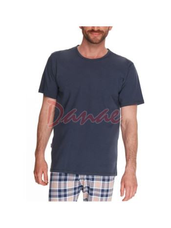 Pánske pyžamo Fedor - krátky rukáv - dlhé nohavice