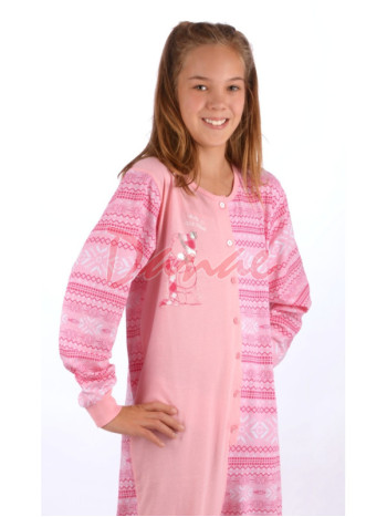 Overal detský károvaný Vonku je zima