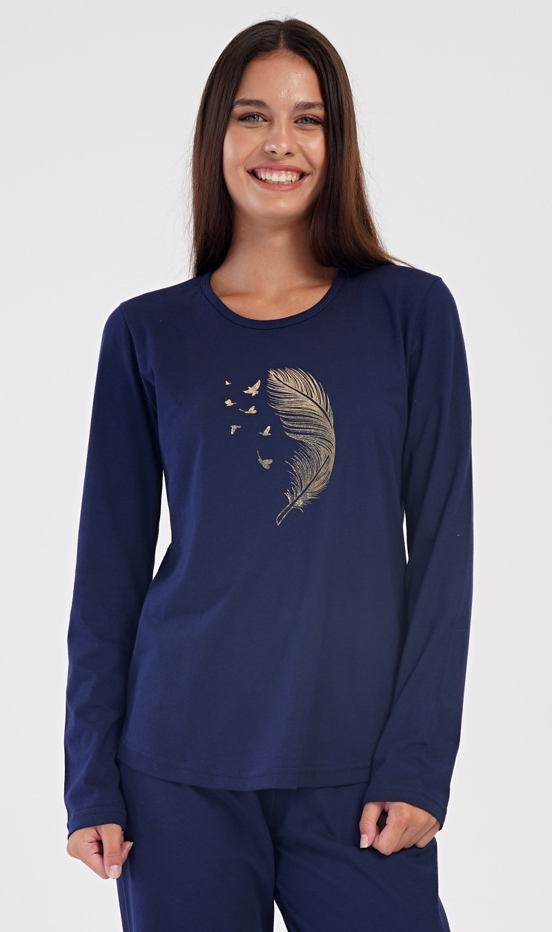 Dámske pyžamo dlhé nadmerné Pierko