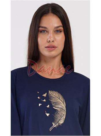 Dámske pyžamo dlhé nadmerné Pierko