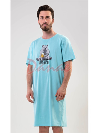 Pánska nočná košeľa Beer and Bear