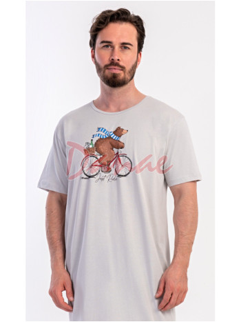 Pánska nočná košeľa krátky rukáv Just Ride