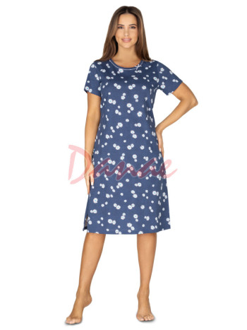 Dámska nočná košeľa Margarita tmavomodrá